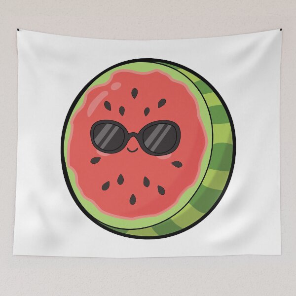 Item preview, Cool Watermelon with Sunglasses | Cute Summer Vibe designed and sold by Nikola Dio.