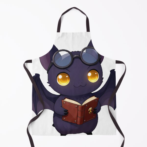 Item preview, Bat with Tiny Leather Book designed and sold by IllumeInk.