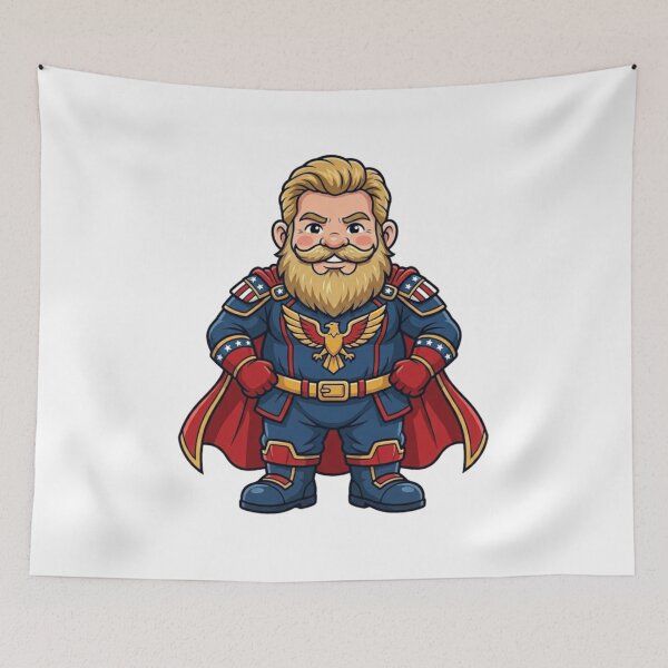 Item preview, Unstoppable Gnomelander Garden Gnome designed and sold by Bad-Decisions-Designs.