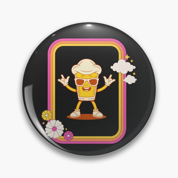 Item preview, Fun, 80s-style rock-and-roll Beer Mug wearing Glasses designed and sold by DSoriaDesign.