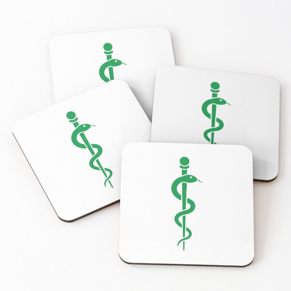 Item preview, Rod Of Asclepius Medical Symbol designed and sold by VectorForge Studio.