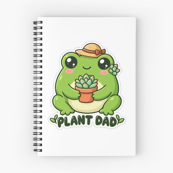 Item preview, Cute Plant Dad Frog With Succulent designed and sold by PixelNest40.