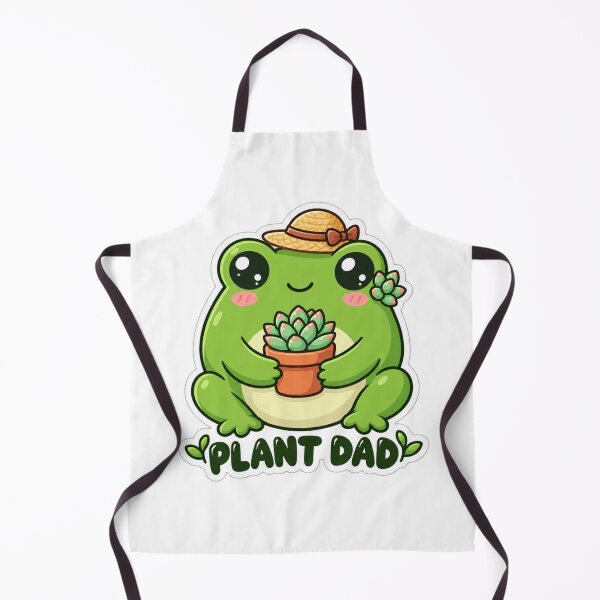 Item preview, Cute Plant Dad Frog With Succulent designed and sold by PixelNest40.