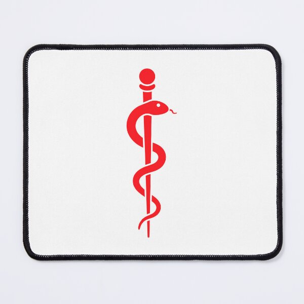 Item preview, Rod Of Asclepius Medical Symbol designed and sold by VectorForge Studio.
