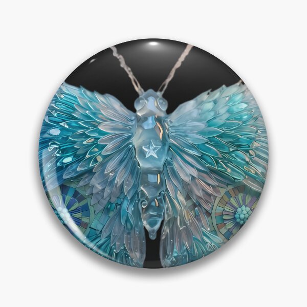 Item preview, Celestial Crystal Blue Butterfly Fantasy Art designed and sold by Fairytale_Flowers.