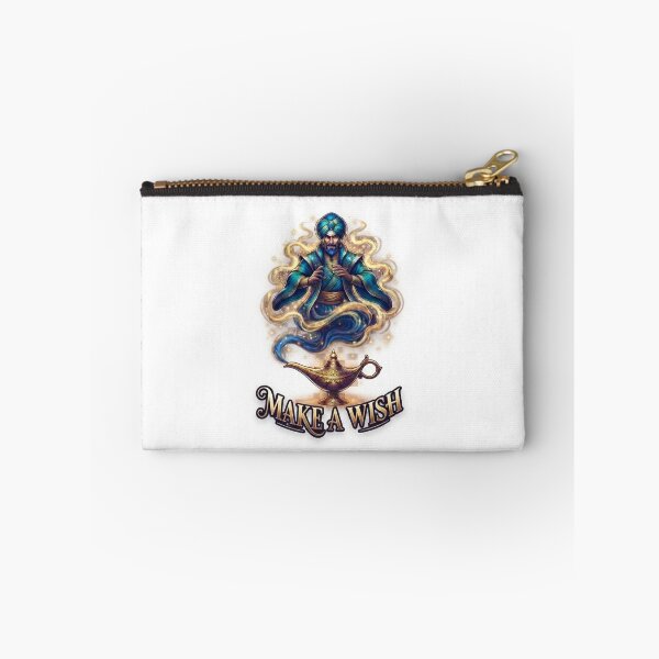 Item preview, Magical Genie and Lamp with Make a Wish Text on White Background designed and sold by BoldConcept43.