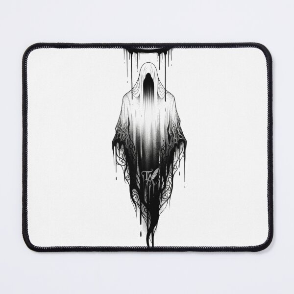 Item preview, Dark Ghost Sticker | Gothic Horror Ghost Art | Haunted Spirit Vinyl Decal | Creepy Halloween Sticker | Spooky Occult Artwork designed and sold by MAStrends.