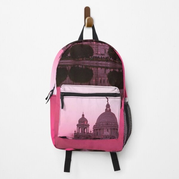 Item preview, Pink mirrored sunset, Kolkata, India landscape fine art color print photograph designed and sold by Jéanpaul Ferro.