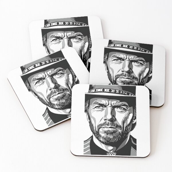 Item preview, Cinema - Emblematic Western Actor, Portrait Etched in Shadow designed and sold by Beat-It.