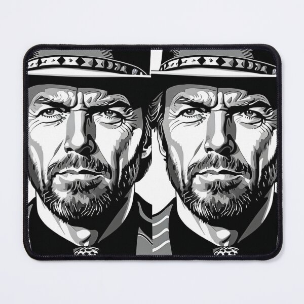 Item preview, Cinema - Emblematic Western Actor, Portrait Etched in Shadow designed and sold by Beat-It.