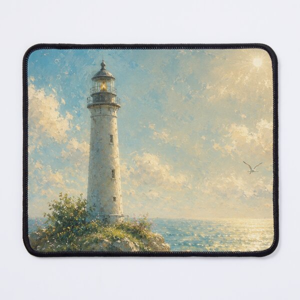 Item preview, Lighthouse by the Sea designed and sold by HHlovely.