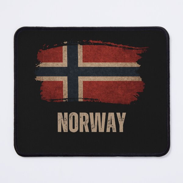 Item preview, Vintage grunge Norwegian flag designed and sold by Dressyourflag.