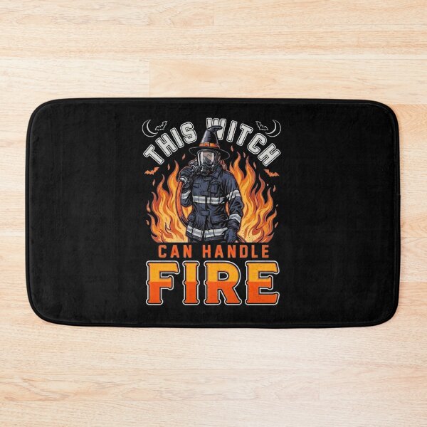 Item preview, This Witch Can Handle Fire Halloween Female Firefighter Design designed and sold by ByPawel.