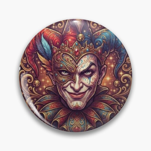 Item preview, Joker and Glaucon Philosophical Emblem on White Background designed and sold by BoldConcept43.