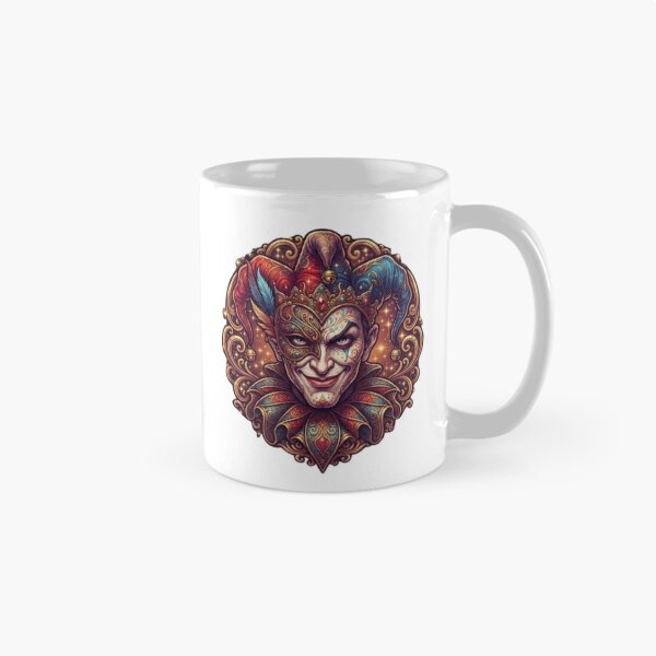 Item preview, Joker and Glaucon Philosophical Emblem on White Background designed and sold by BoldConcept43.