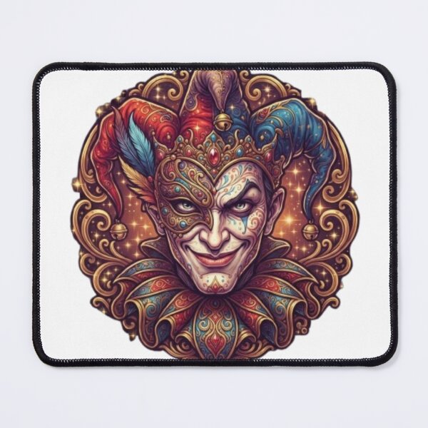 Item preview, Joker and Glaucon Philosophical Emblem on White Background designed and sold by BoldConcept43.