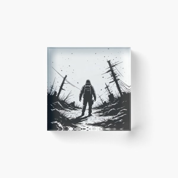 Item preview, A lone survivor amidst forgotten destruction designed and sold by Mianku | Für das Leben.