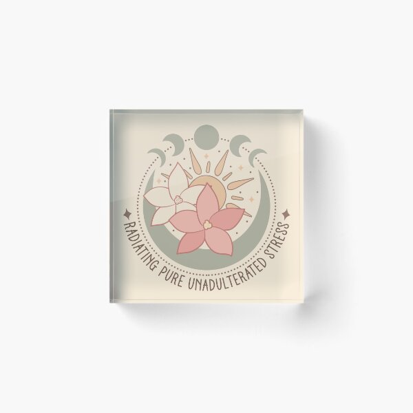 Item preview, Radiating Pure Unadulterated Stress - Sarcastic Boho Celestial Sun & Moon designed and sold by the-Z3nith.