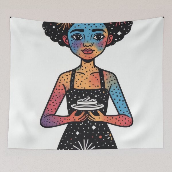 Item preview, The universe, embodied in a woman, waits patiently. designed and sold by Mianku | Für das Leben.