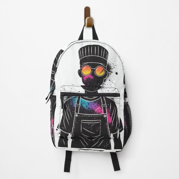 Item preview, Artistic chef with colorful paint splashes on his clothes designed and sold by Mianku | Für das Leben.