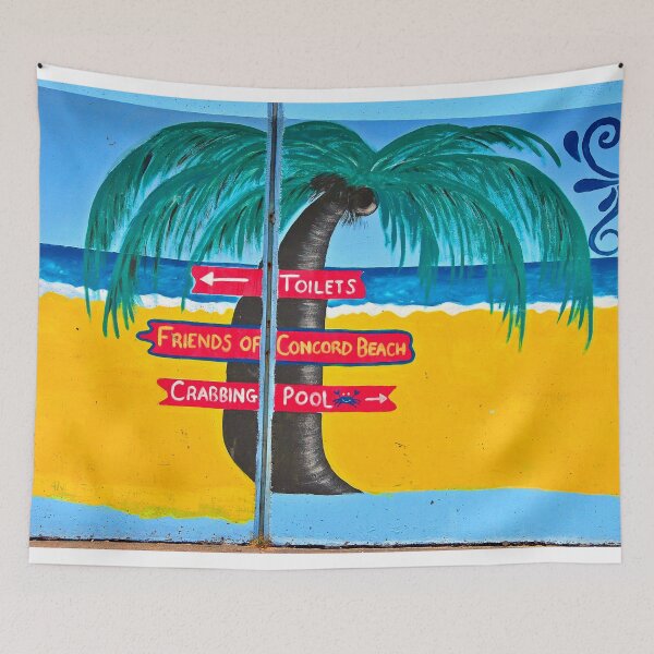 Item preview, Colourful Mural Concord Beach Canvey Island designed and sold by AndyEvansPhotos.