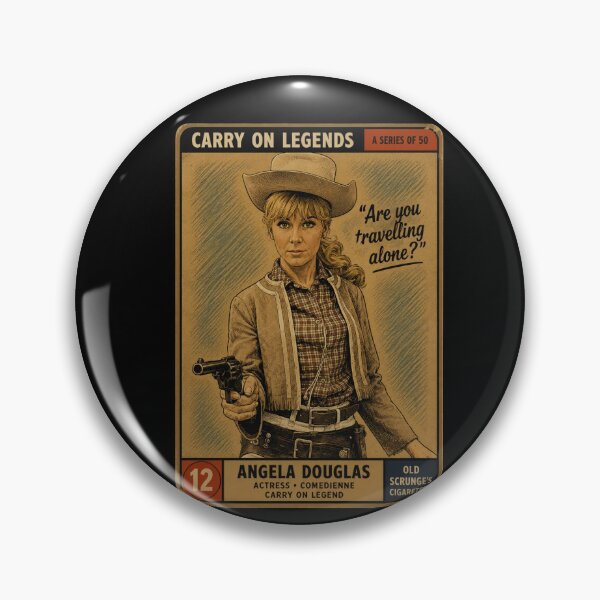 Item preview, Angela Douglas - Carry On Trading Cards designed and sold by halibutgoatramb.