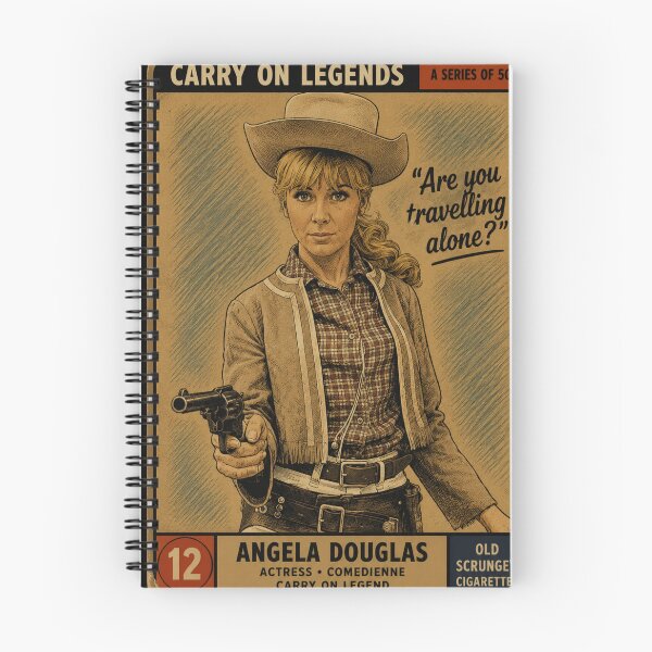 Item preview, Angela Douglas - Carry On Trading Cards designed and sold by halibutgoatramb.
