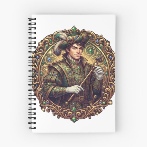 Item preview, Elegant Green Knave Playing Card Emblem on White Background designed and sold by BoldConcept43.