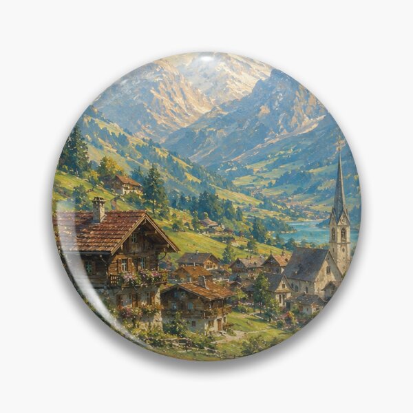 Item preview, Alpine Moutain Village designed and sold by HHlovely.