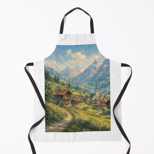 Item preview, Alpine Moutain Village designed and sold by HHlovely.