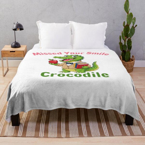 Item preview, Missed Your Smile Crocodile designed and sold by Reverielook.
