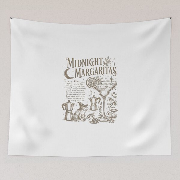 Item preview, Midnight Margaritas, Witchy Tequila, Halloween Spooky Drinking designed and sold by WatercolourferS.