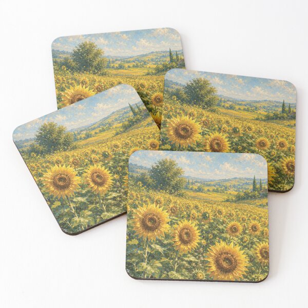 Item preview, Tuscany sunflower field designed and sold by HHlovely.