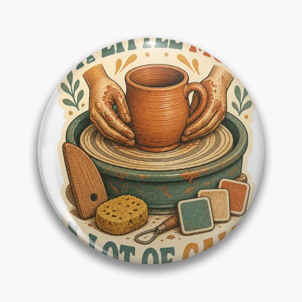 Item preview, A Little Mud A Lot of Calm Pottery Art designed and sold by CheerfulNest.