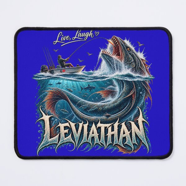 Item preview, Live Laugh Leviathan – Epic Sea Monster Fishing designed and sold by KissMy6 Industries.