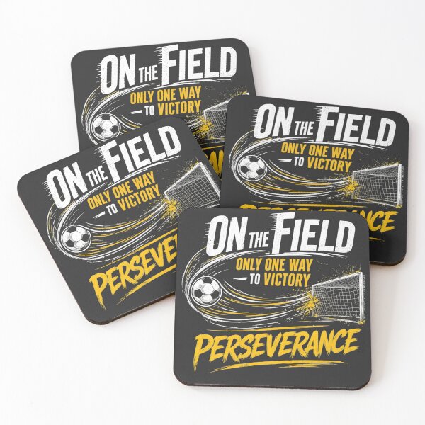 Item preview, Soccer Perseverance Only One Way To Victory designed and sold by CloudyCatArt.