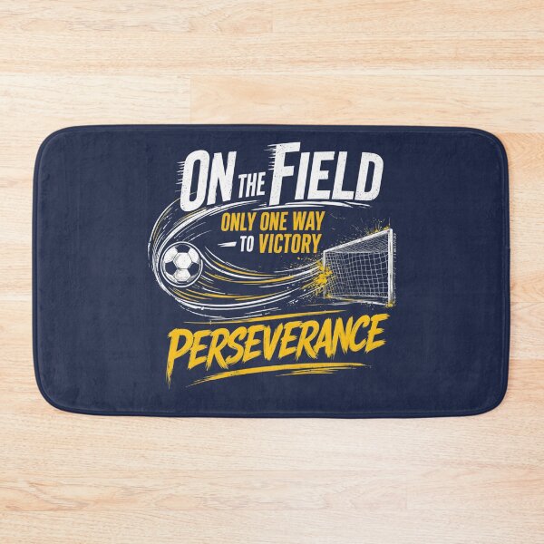 Item preview, Soccer Perseverance Only One Way To Victory designed and sold by CloudyCatArt.
