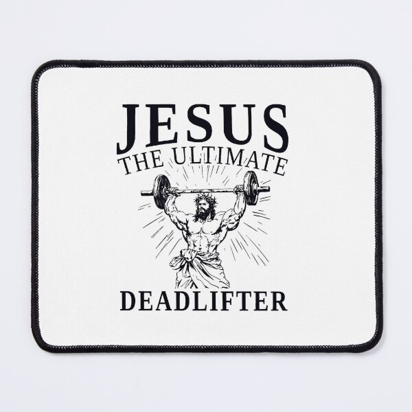 Item preview, jesus the ultimate deadliftiter designed and sold by abangkejepit.
