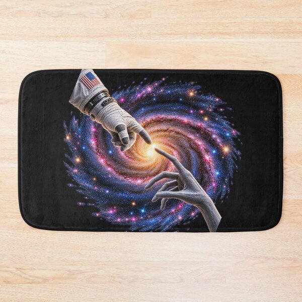 Item preview, Michelangelo Astronaut with Alien Hands Galaxy Space Sci-Fi designed and sold by Genius Geek.