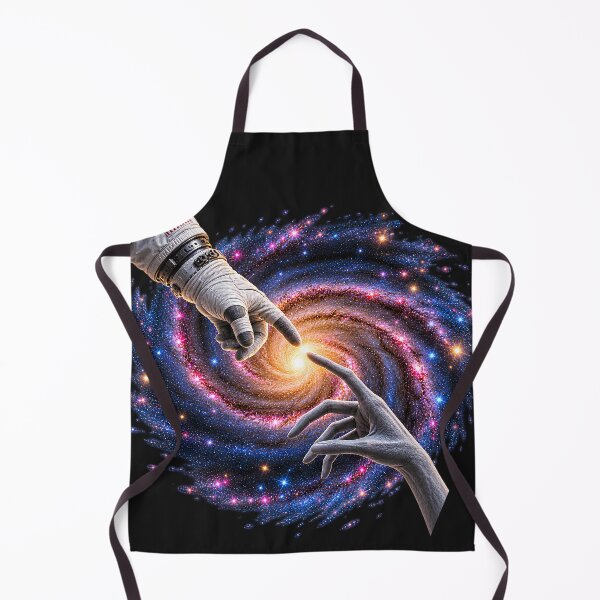Item preview, Michelangelo Astronaut with Alien Hands Galaxy Space Sci-Fi designed and sold by Genius Geek.