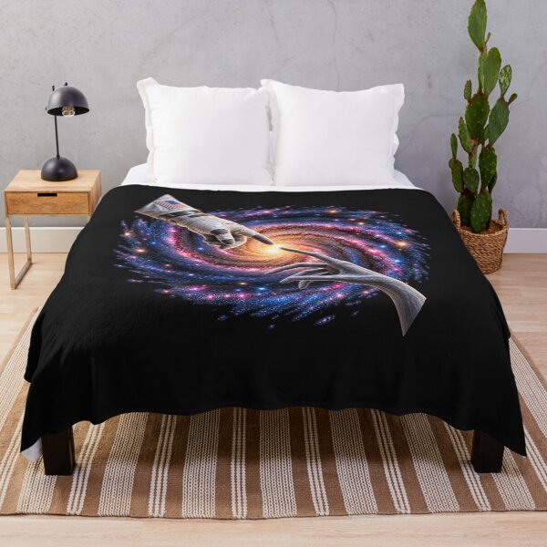 Item preview, Michelangelo Astronaut with Alien Hands Galaxy Space Sci-Fi designed and sold by Genius Geek.