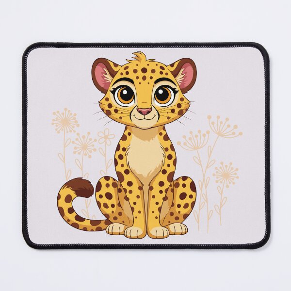 Item preview, Vintage Botanical Cheetah - Earthy Wildflower Nature Art designed and sold by ArthousePromos.