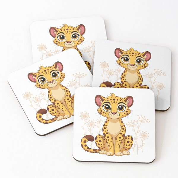 Item preview, Vintage Botanical Cheetah - Earthy Wildflower Nature Art designed and sold by ArthousePromos.