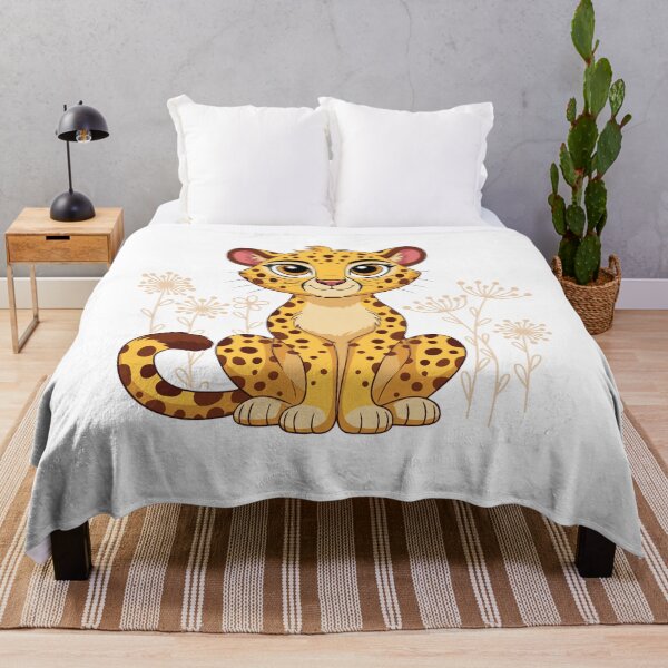 Item preview, Vintage Botanical Cheetah - Earthy Wildflower Nature Art designed and sold by ArthousePromos.