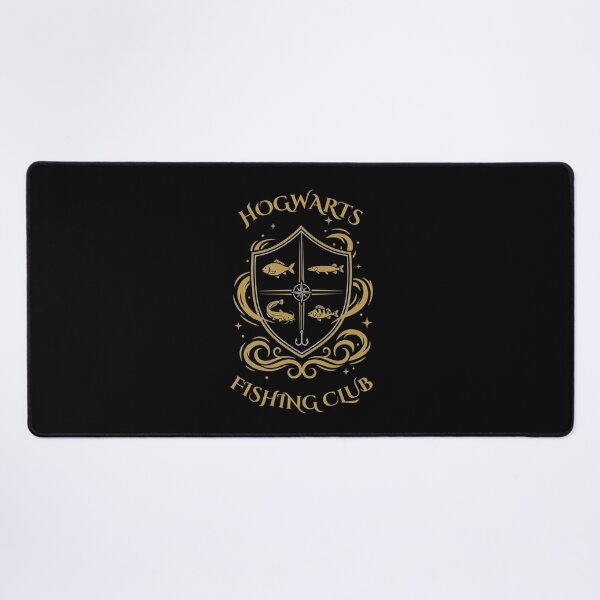 Item preview, Hogwarts Fishing Club School Crest Parody - Funny Wizard designed and sold by GeekAnglerStore.