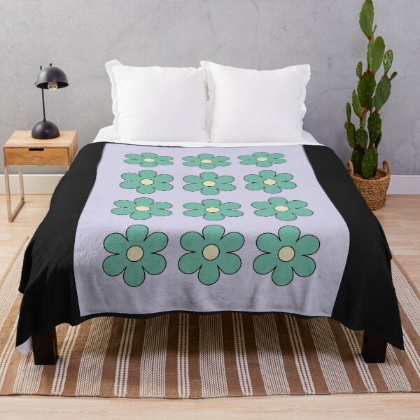 Item preview, Sage Green Daisy Grid Pattern designed and sold by jianina-alondra.