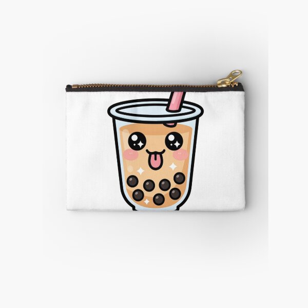Item preview, Cute Playful Kawaii Bubble Tea Cartoon | Adorable Boba Tea Sticker & Gift Design designed and sold by Rood Art Studio.