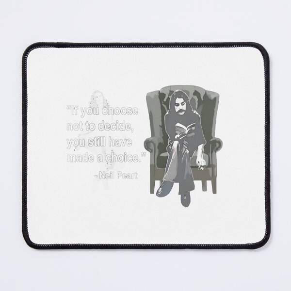 Item preview, Neil Peart Freewill Quote Choice Vintage Style Art designed and sold by auringercha.