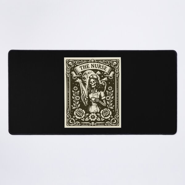 Item preview, Certified Nurse Assistant Tarot Card Skeleton cat coffee Halloween designed and sold by Colorfulman.