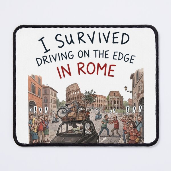 Item preview, I Survived My Trip To ROME - Funny ROME DRIVING designed and sold by njanani.